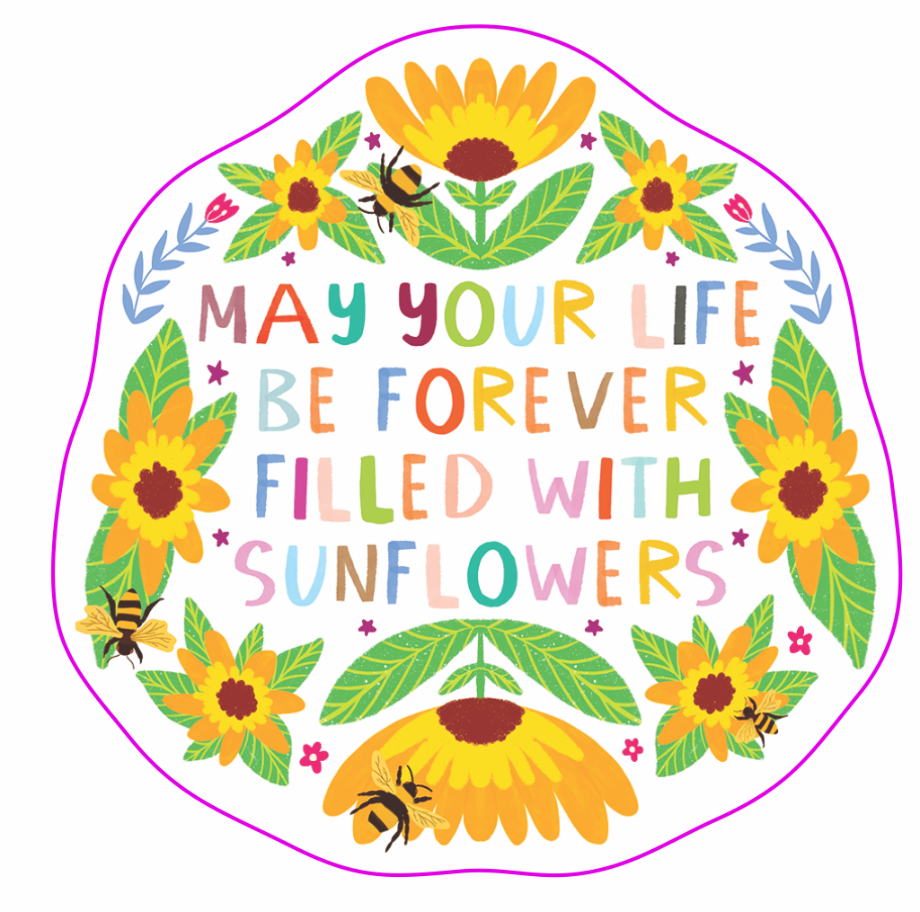 Sunflower Life Sticker