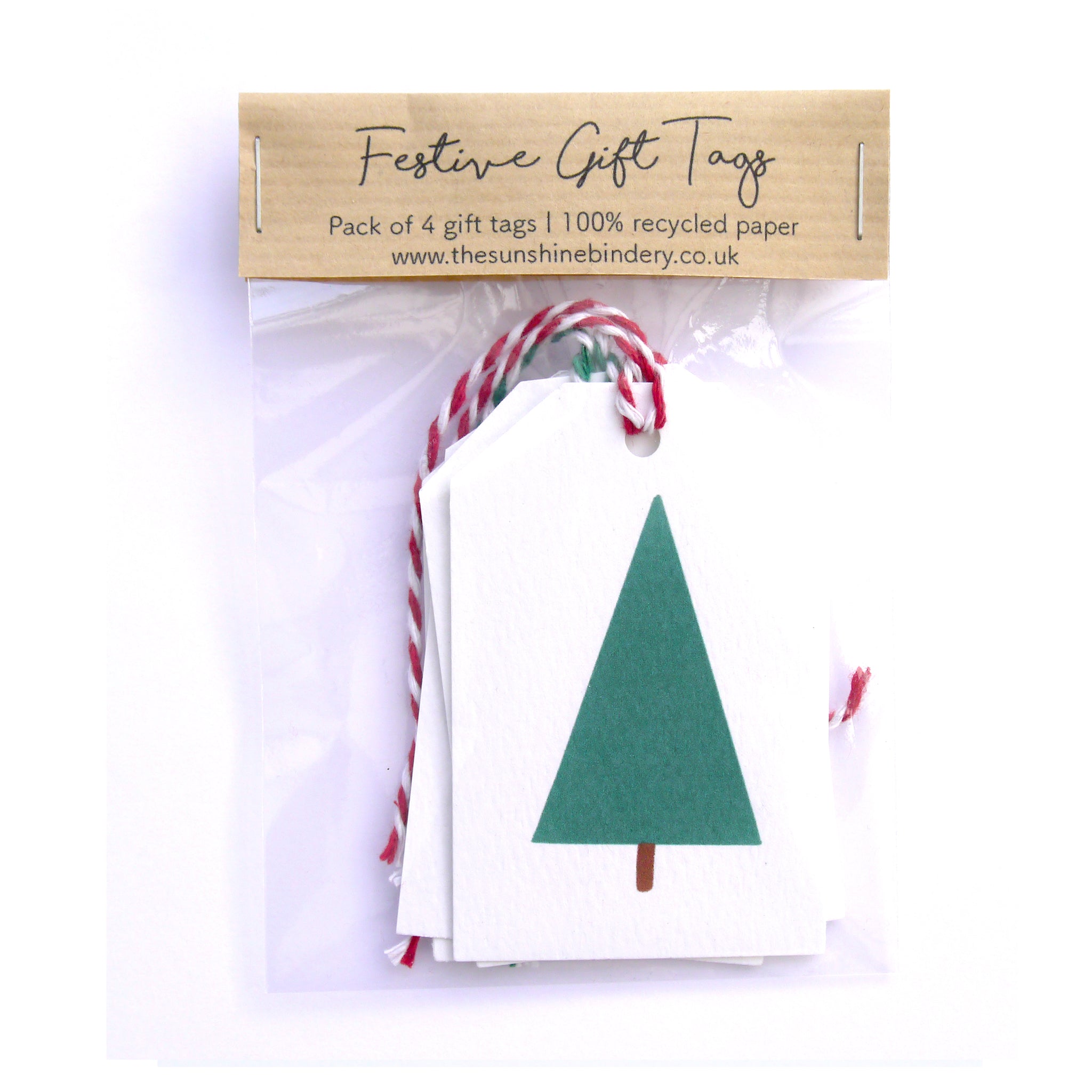Festive Trees Gift Tags Pack