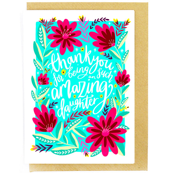 Thank You Amazing Daughter Card