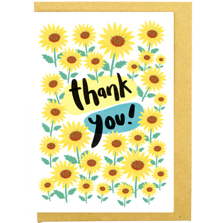 Thank You Sunflower Card