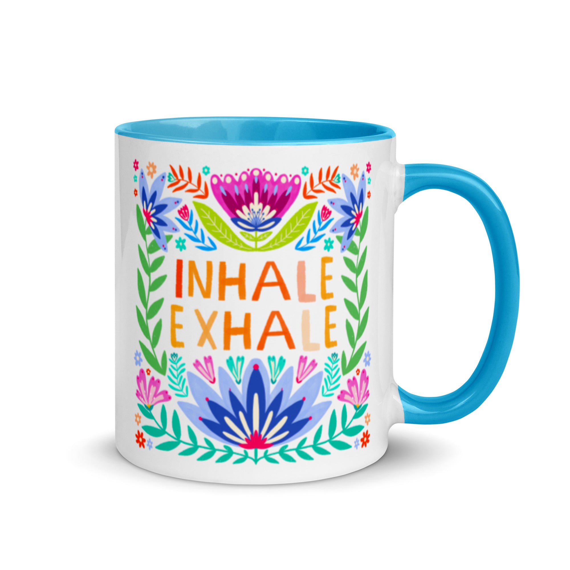 Inhale Exhale Ceramic Mug