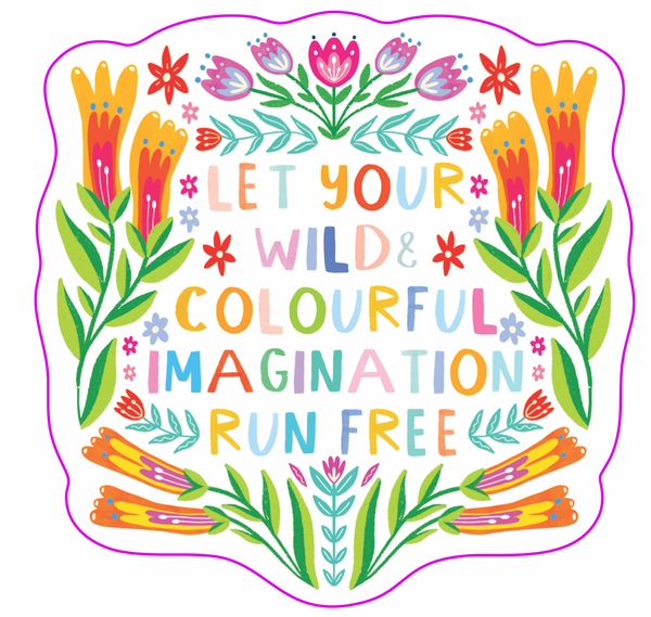 Colourful & Wild Imagination Sticker